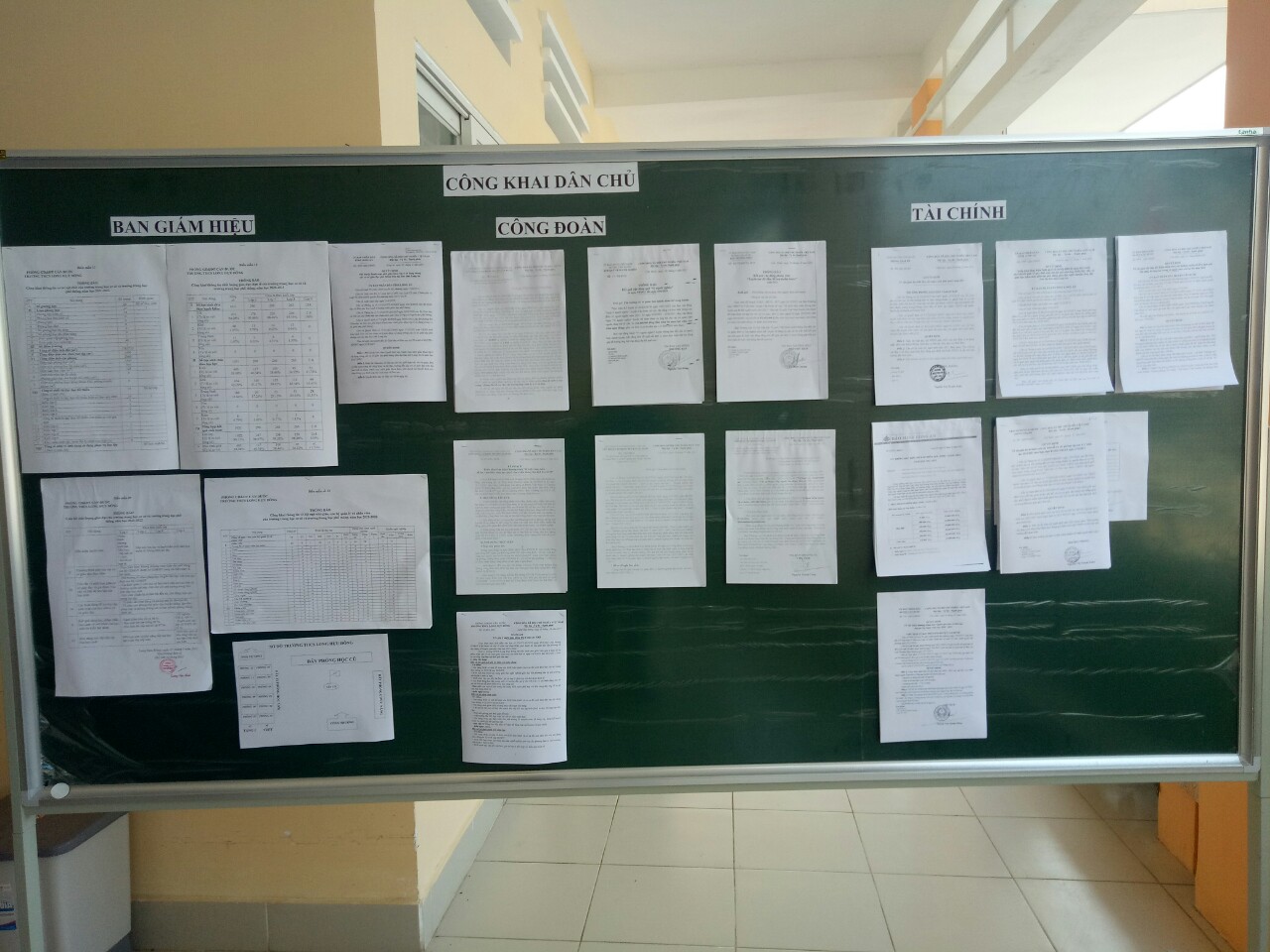 Công tác công khai dân chủ năm học 2021-2022